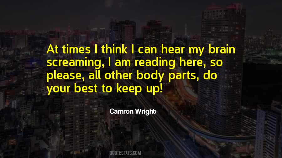 Camron Wright Quotes #925949