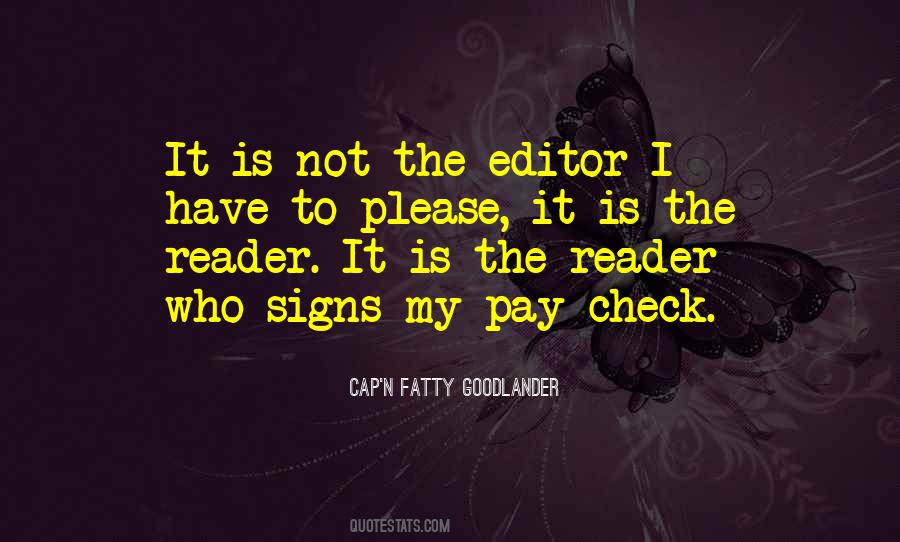 Cap'n Fatty Goodlander Quotes #719069 Cap'n Fatty Goodlander Quotes #719069