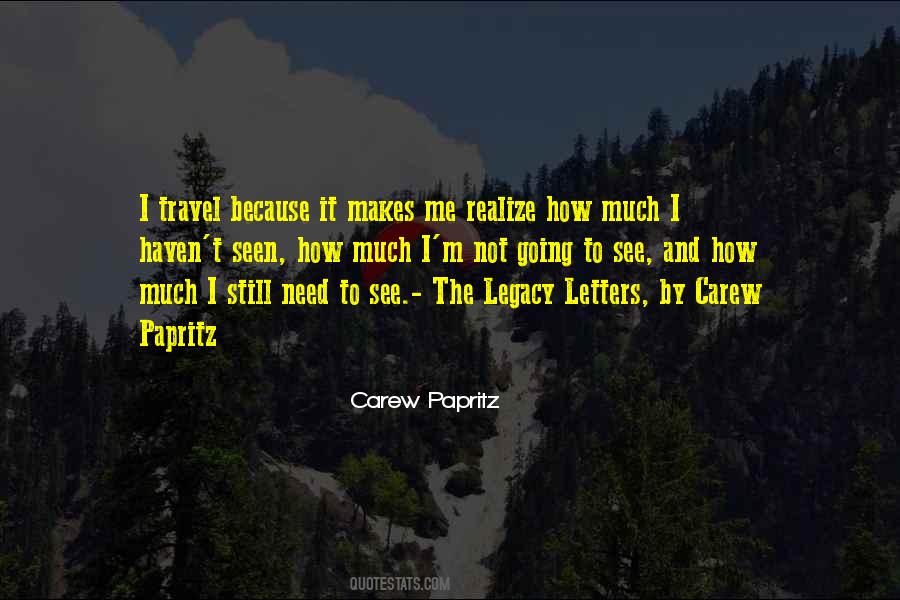 Carew Papritz Quotes #1598580