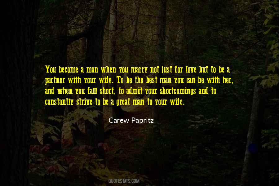 Carew Papritz Quotes #1846312