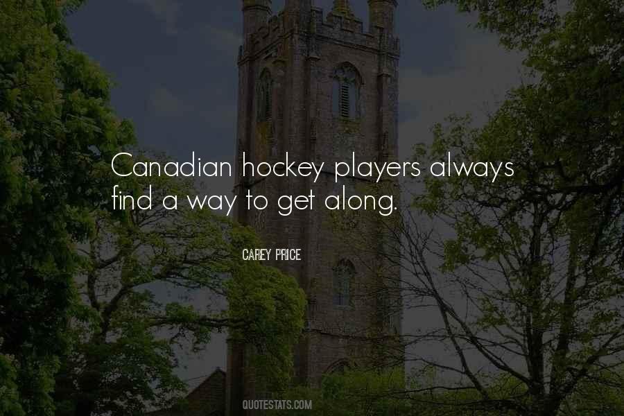 Carey Price Quotes #485816 Carey Price Quotes #485816