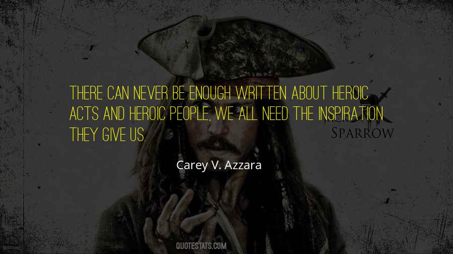 Carey V. Azzara Quotes #729810