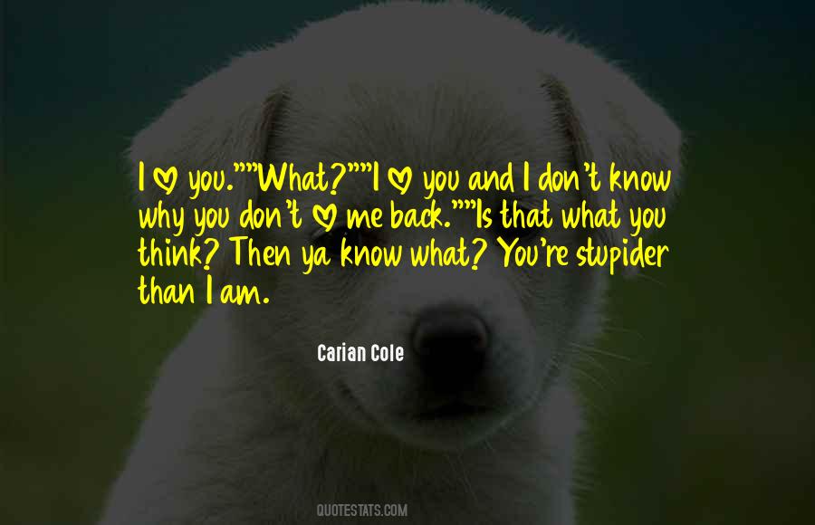 Carian Cole Quotes #1226614