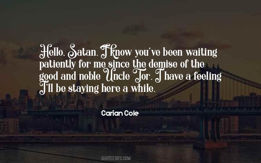 Carian Cole Quotes #766499