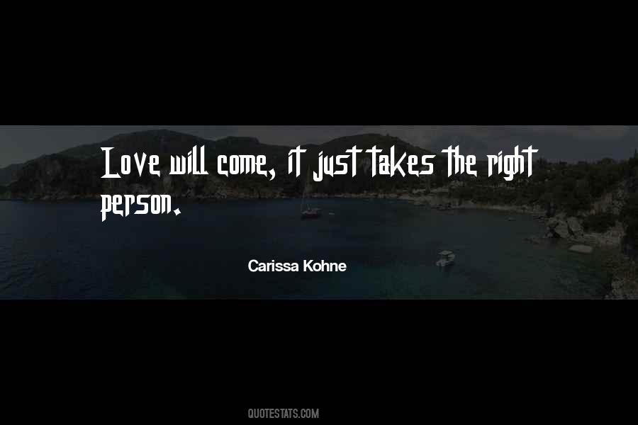 Carissa Kohne Quotes #822746