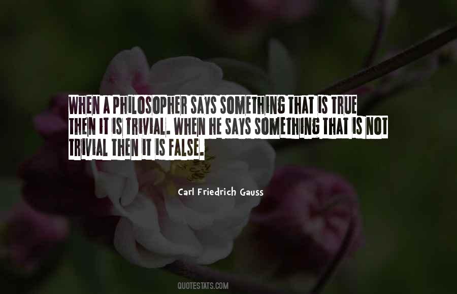 Carl Friedrich Gauss Quotes #1179436