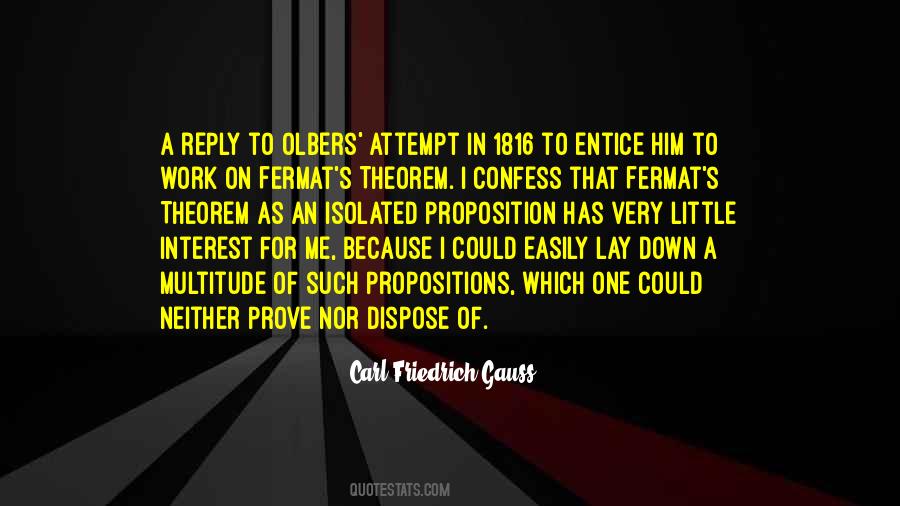 Carl Friedrich Gauss Quotes #263111