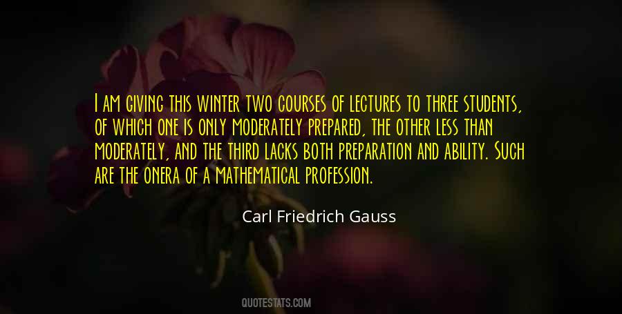 Carl Friedrich Gauss Quotes #33651