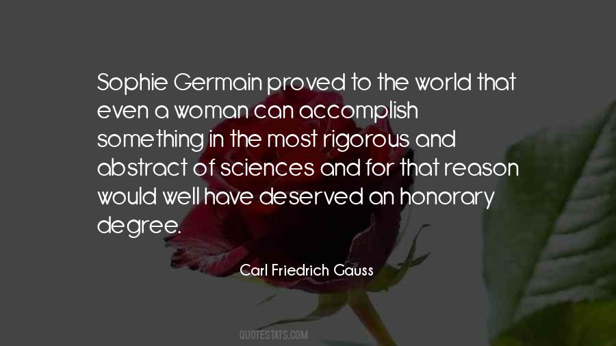 Carl Friedrich Gauss Quotes #866200