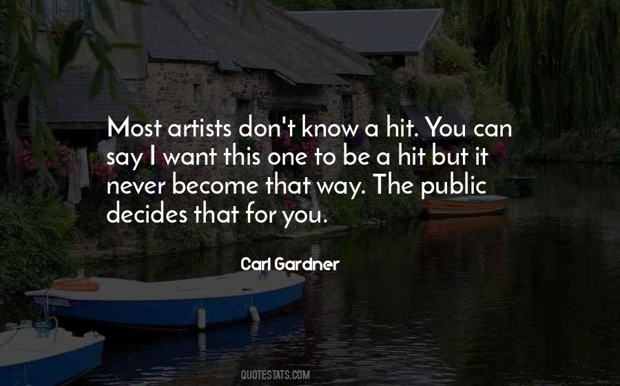 Carl Gardner Quotes #1609493