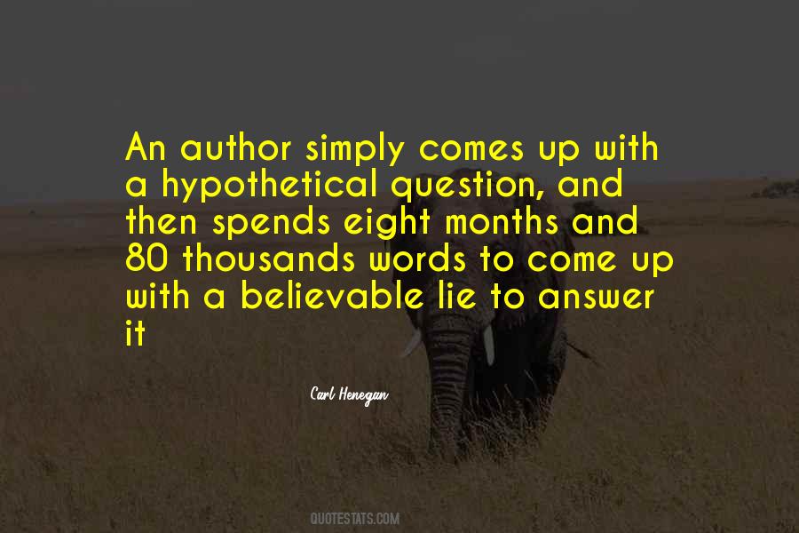 Carl Henegan Quotes #931120