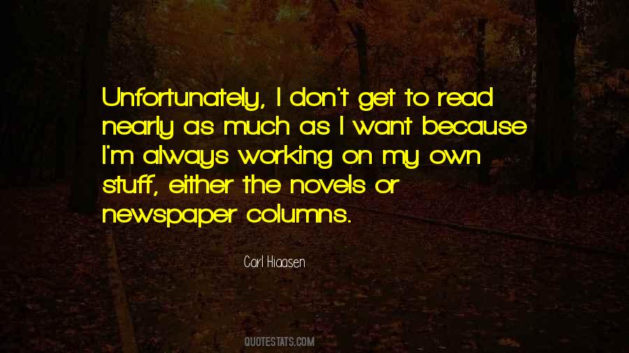 Carl Hiaasen Quotes #284767