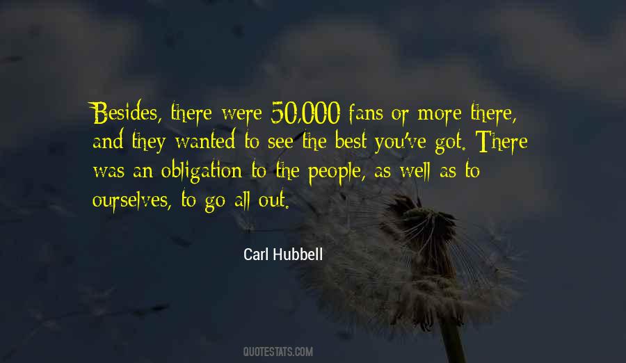 Carl Hubbell Quotes #578837