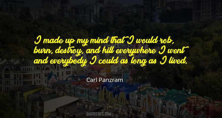 Carl Panzram Quotes #775359