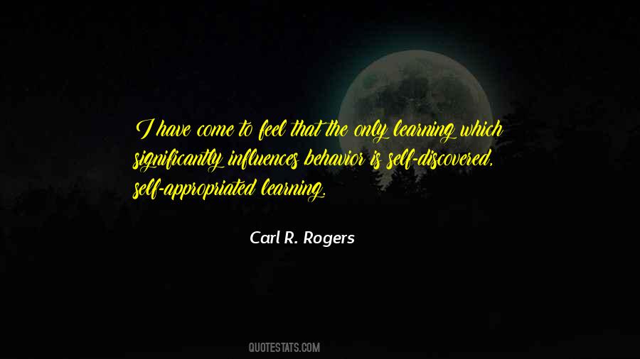 Carl R. Rogers Quotes #23208