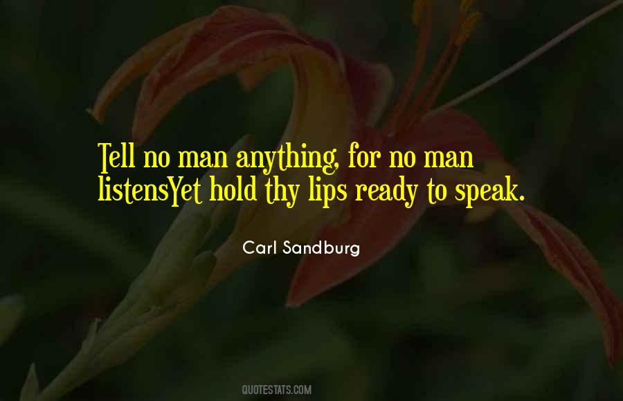 Carl Sandburg Quotes #267353