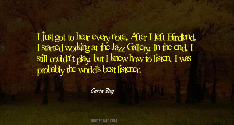 Carla Bley Quotes #1678971