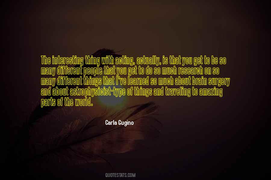 Carla Gugino Quotes #991485