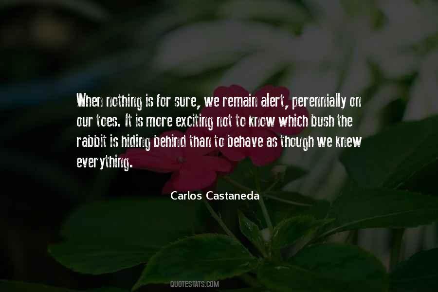 Carlos Castaneda Quotes #1256787