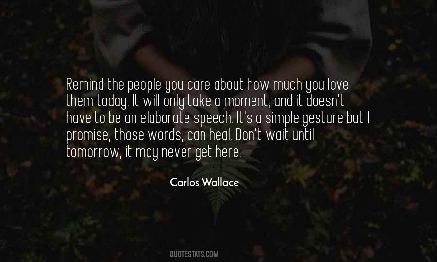 Carlos Wallace Quotes #1114354