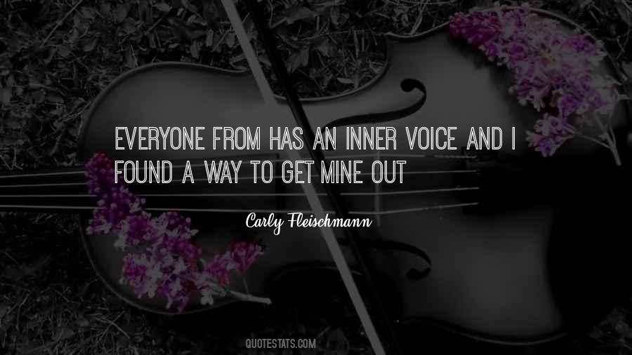 Carly Fleischmann Quotes #1145299