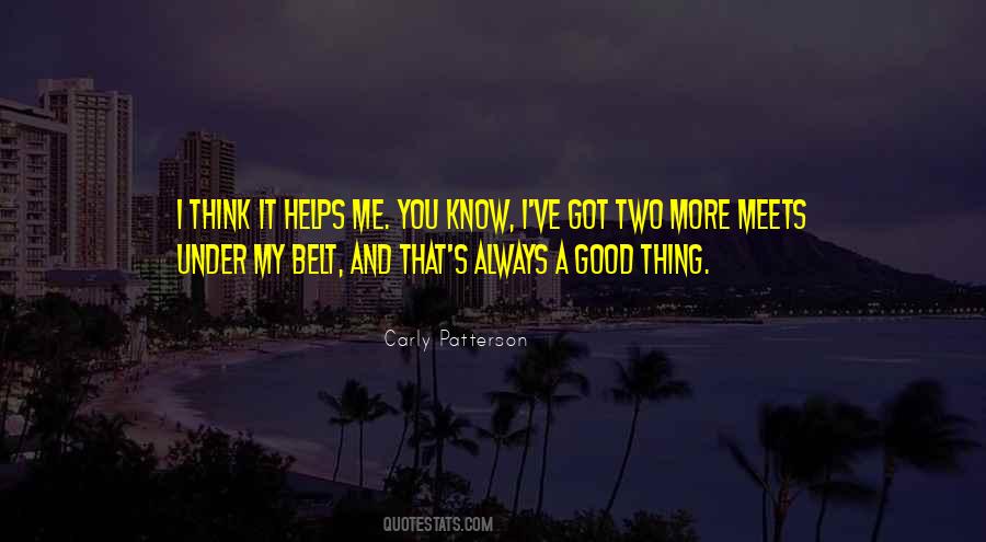 Carly Patterson Quotes #670950