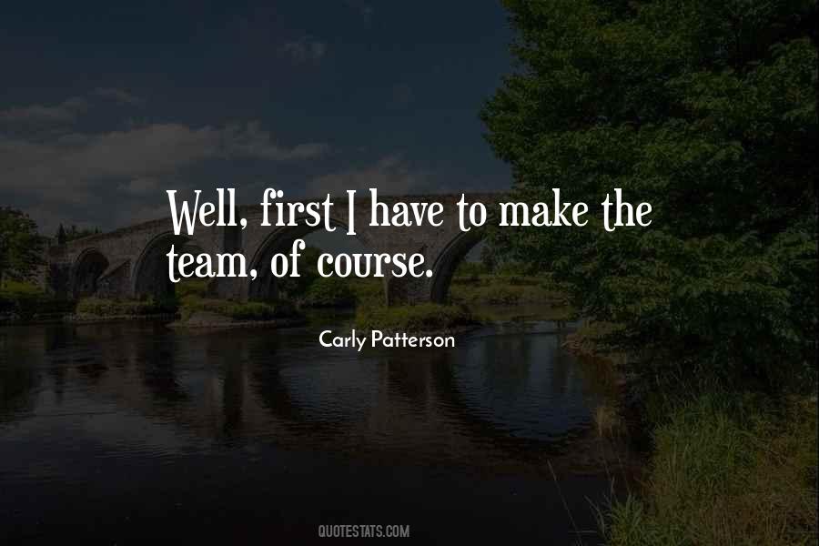 Carly Patterson Quotes #89313