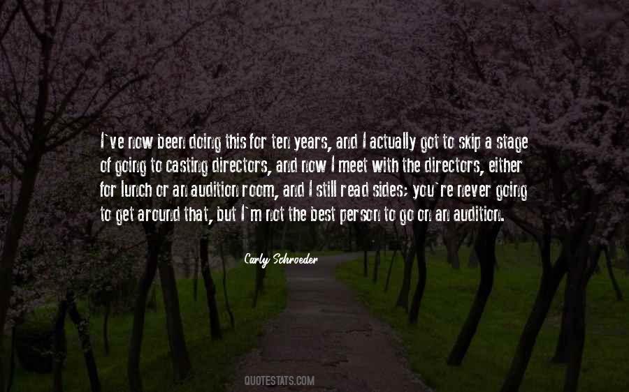 Carly Schroeder Quotes #278058