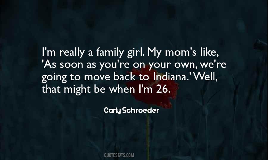 Carly Schroeder Quotes #658572