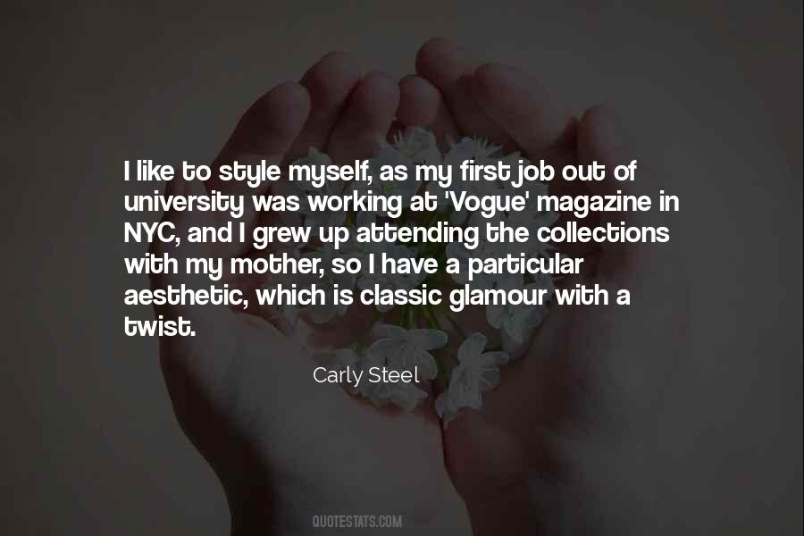 Carly Steel Quotes #903564