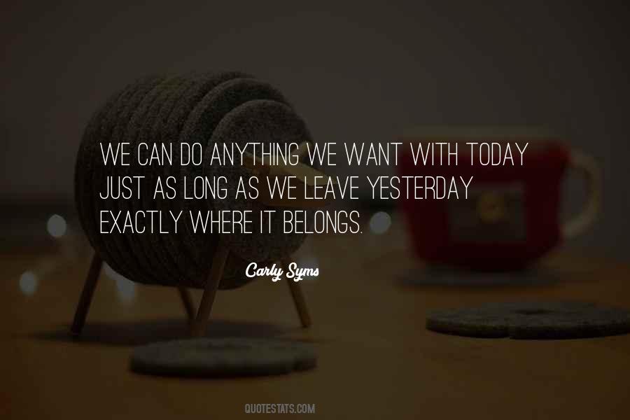 Carly Syms Quotes #112899 Carly Syms Quotes #112899