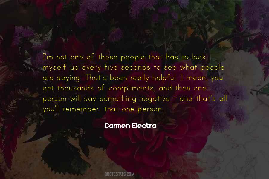 Carmen Electra Quotes #1379261