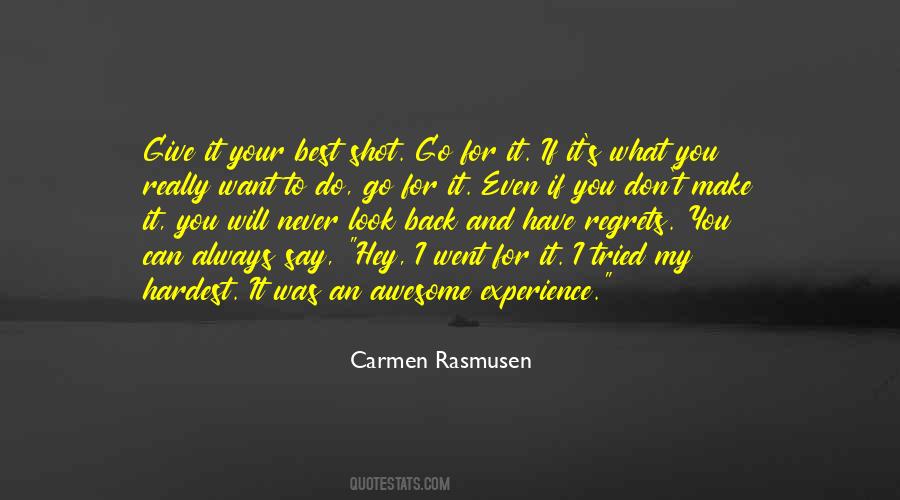 Carmen Rasmusen Quotes #1326707