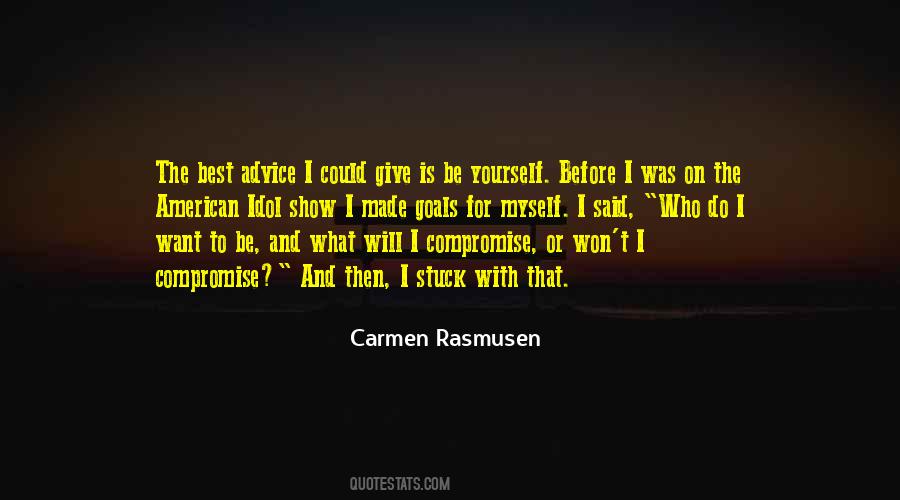 Carmen Rasmusen Quotes #838281