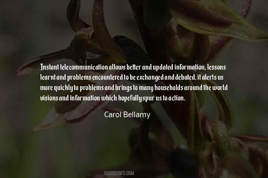 Carol Bellamy Quotes #90933