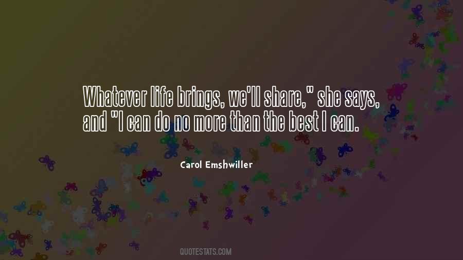 Carol Emshwiller Quotes #1097445