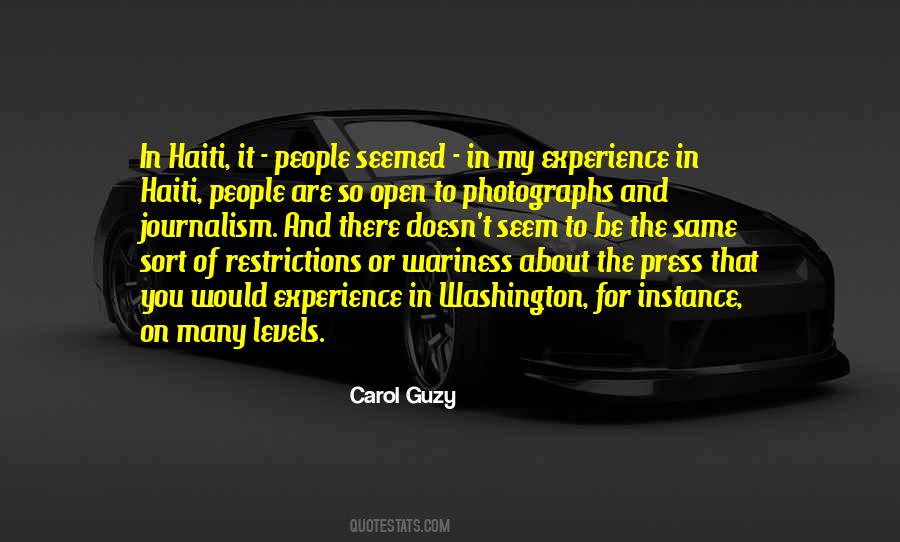 Carol Guzy Quotes #1782456