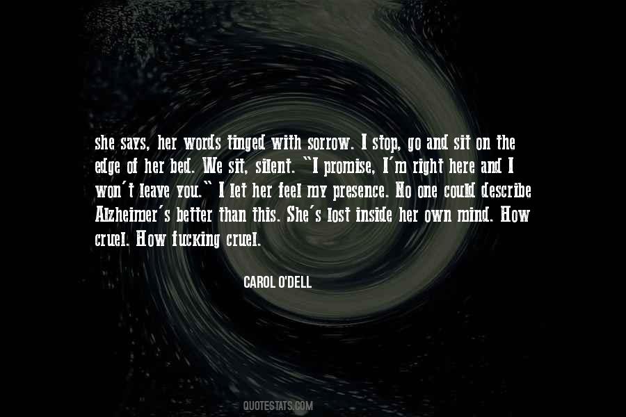 Carol O'Dell Quotes #768904