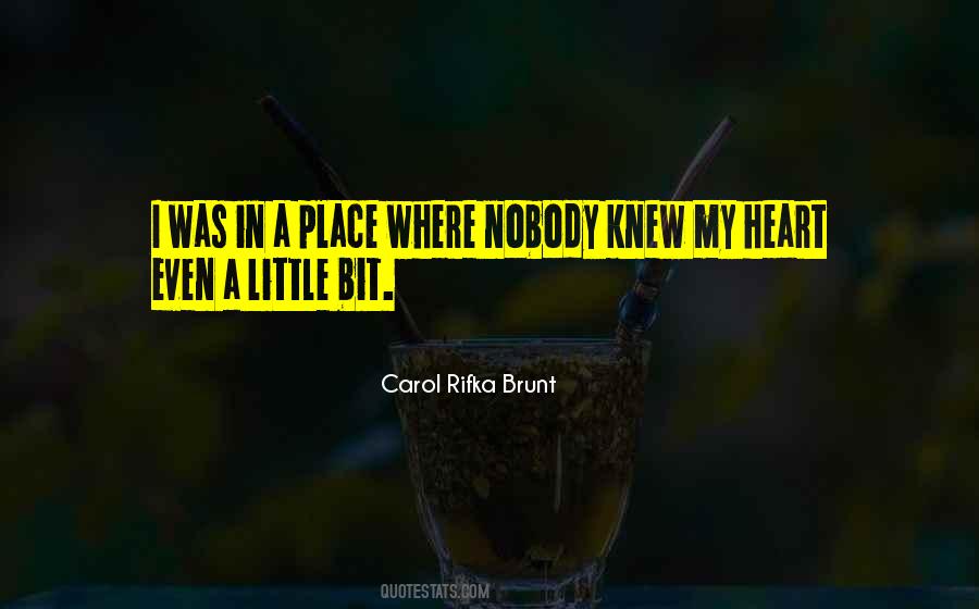 Carol Rifka Brunt Quotes #926800