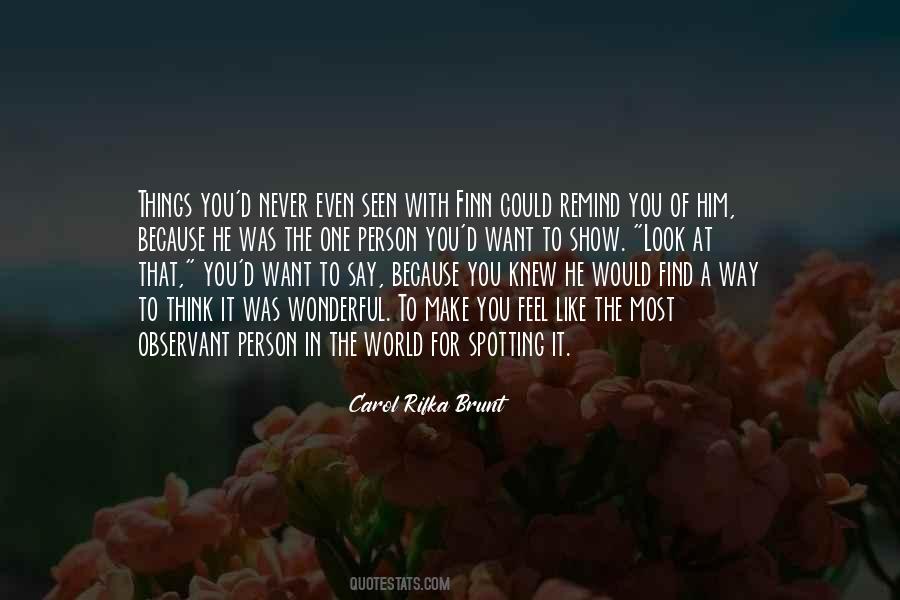 Carol Rifka Brunt Quotes #988887