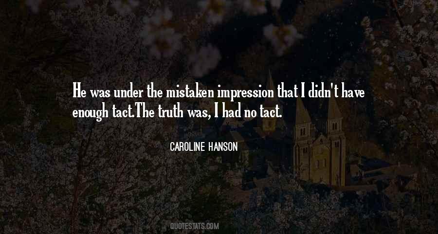 Caroline Hanson Quotes #133212