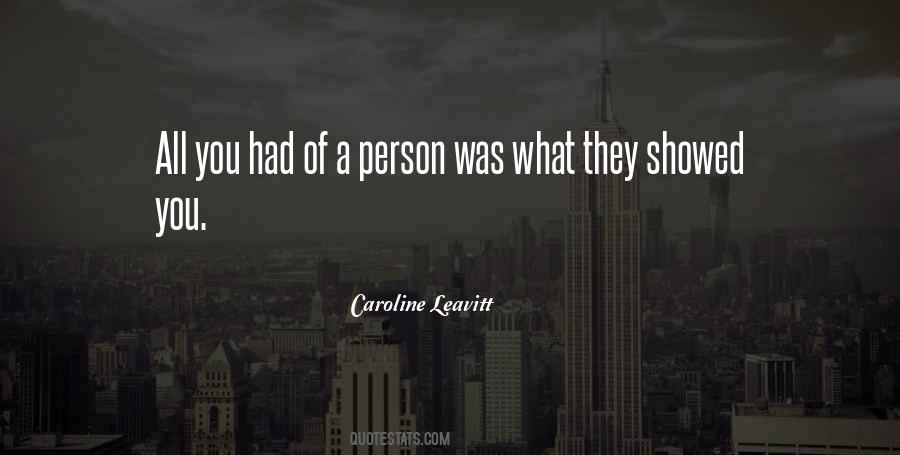 Caroline Leavitt Quotes #310236