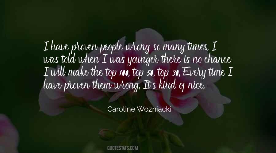 Caroline Wozniacki Quotes #511915