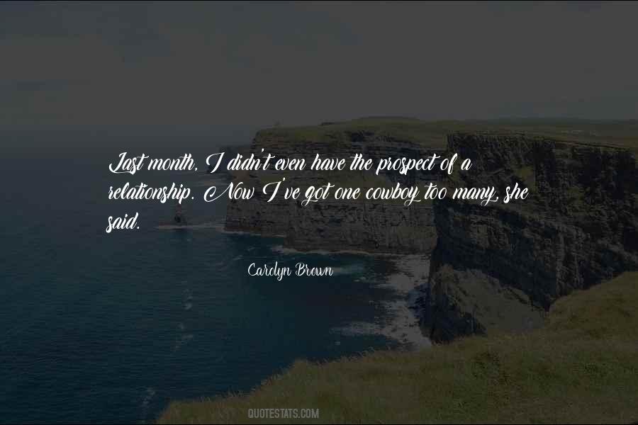 Carolyn Brown Quotes #1369104