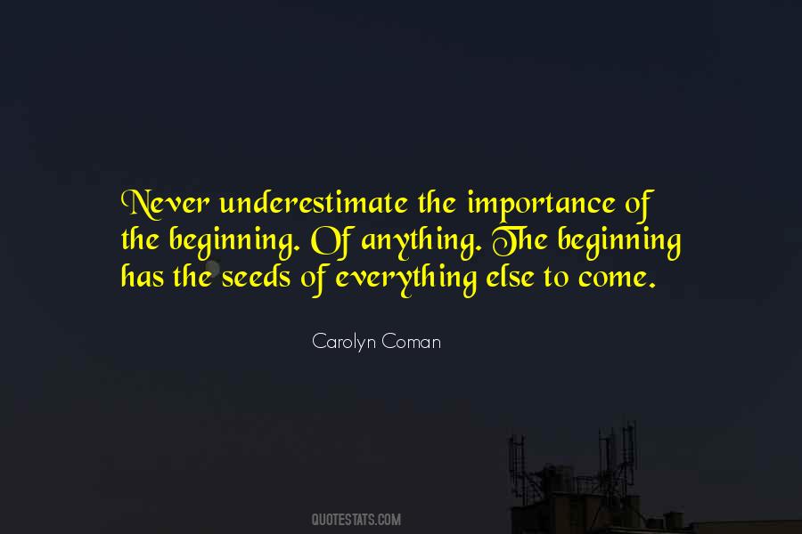 Carolyn Coman Quotes #1237106
