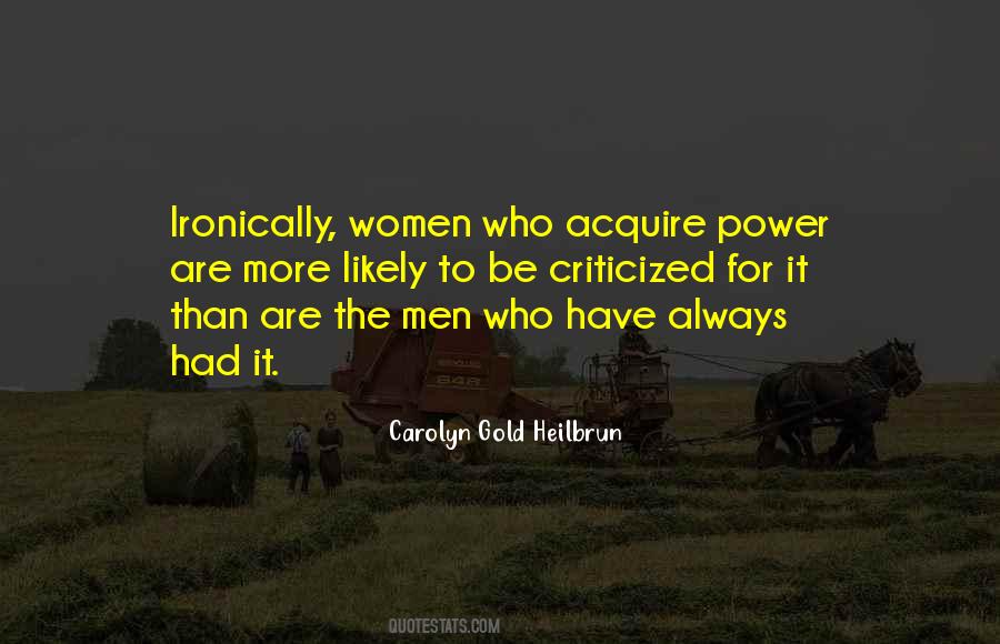 Carolyn Gold Heilbrun Quotes #308061