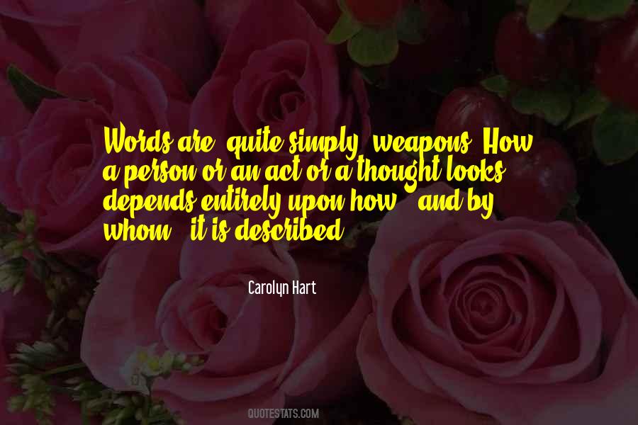 Carolyn Hart Quotes #1536833