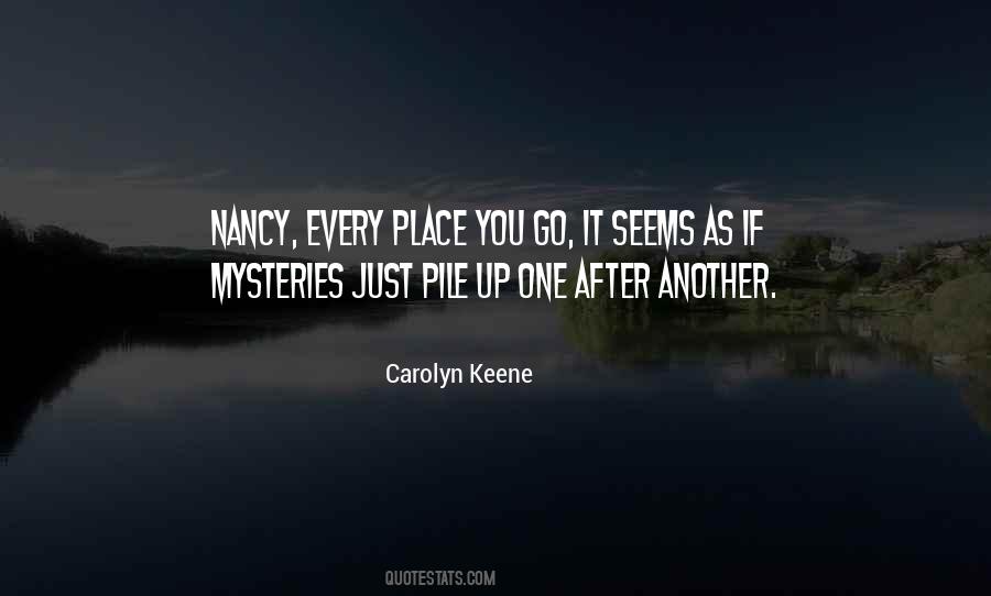 Carolyn Keene Quotes #627762