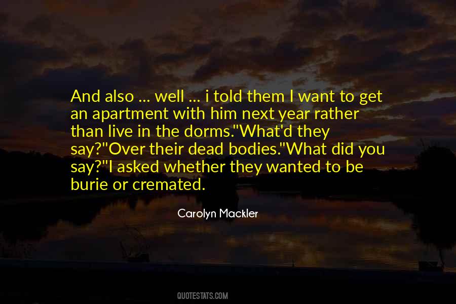 Carolyn Mackler Quotes #204652