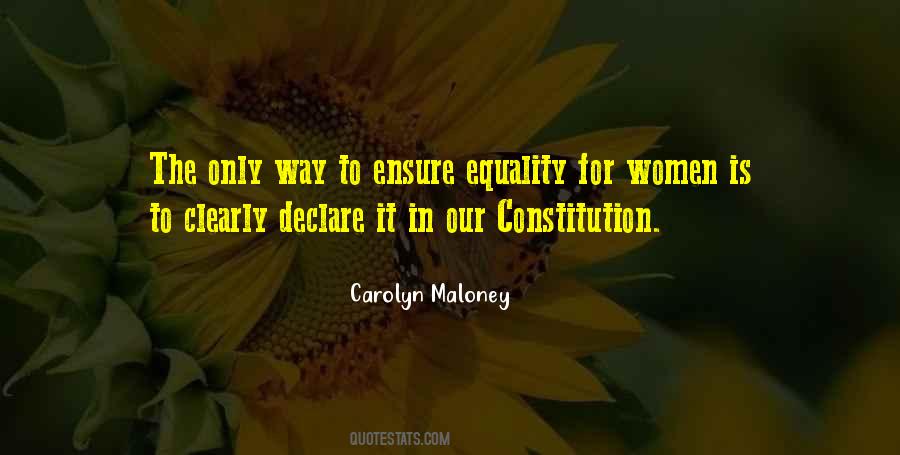 Carolyn Maloney Quotes #924366